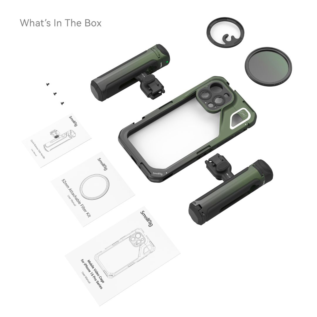 SmallRig x Brandon Li Mobile Video Kit za iPhone 15 Pro Max Co-design Edition 4407 - 6